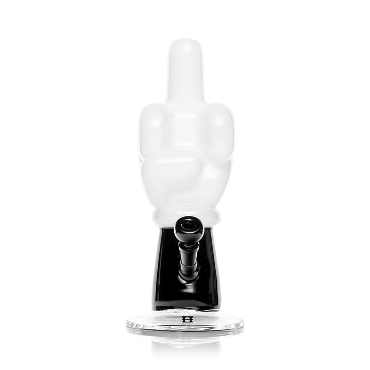 Back of the Hemper High Jinx Cartoon XL bong showing the downstem through the chamber