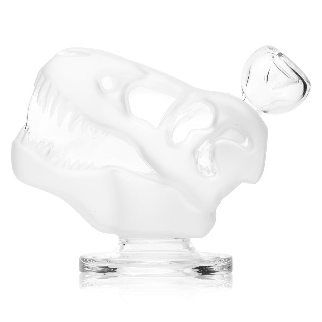 Hemper Jurassic Spark Dinosaur Skull bong from the opposite profile