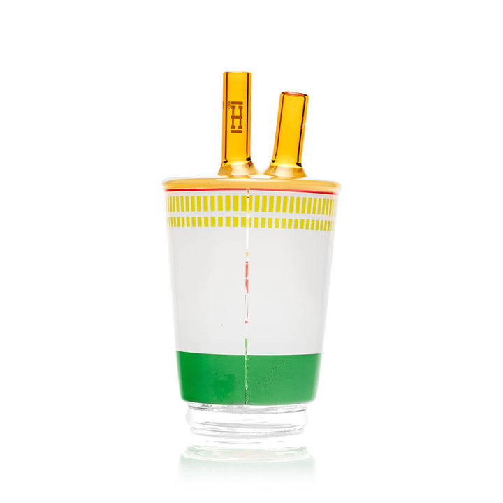 Hemper Ramen Peak Top from the side with the chopstick mouthpieces