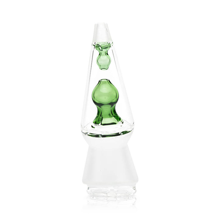 Hemper That 70's Peak Top from the side with the green glass blob