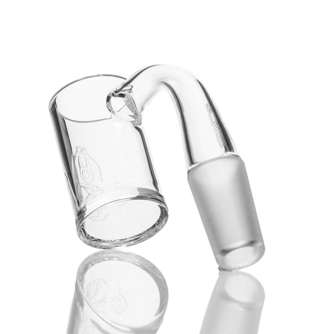 Hendy Glass Quartz Banger 14mm Male 90° from alternate angle