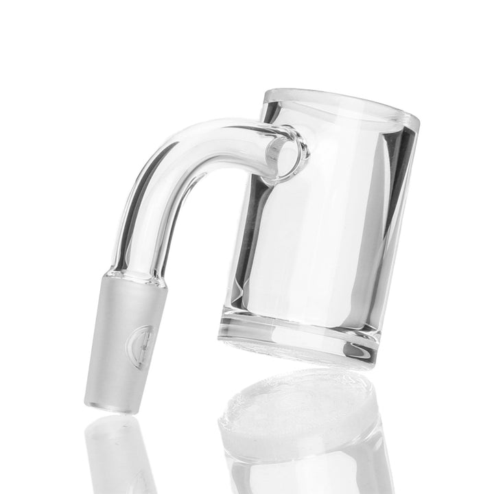 Highly Educated 25mm Gavel SE 10mm Male 90° quartz banger, alternate angle