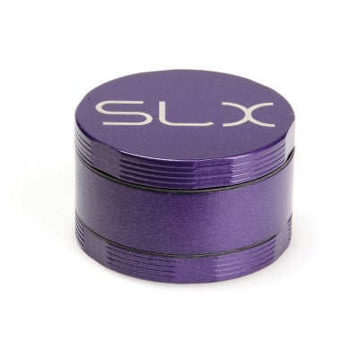 Purple SLX 4 piece grinder standing upright
