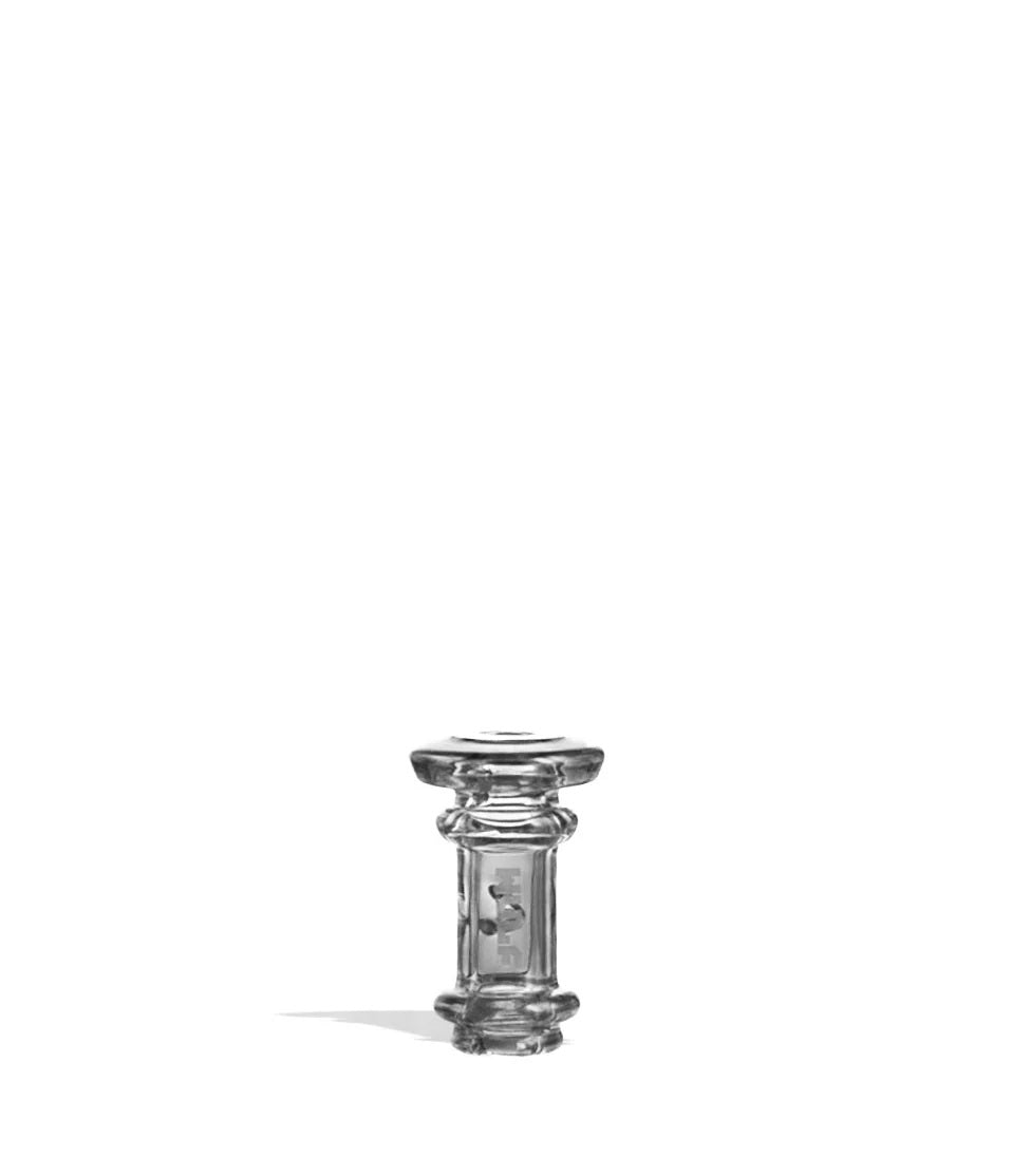 Handblown borosilicate Towr attachment upgrade for Puffco Pivot Smoke color