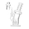Human Grade 6.25" Bent Neck Dab Rig – Banger & Cap Included
