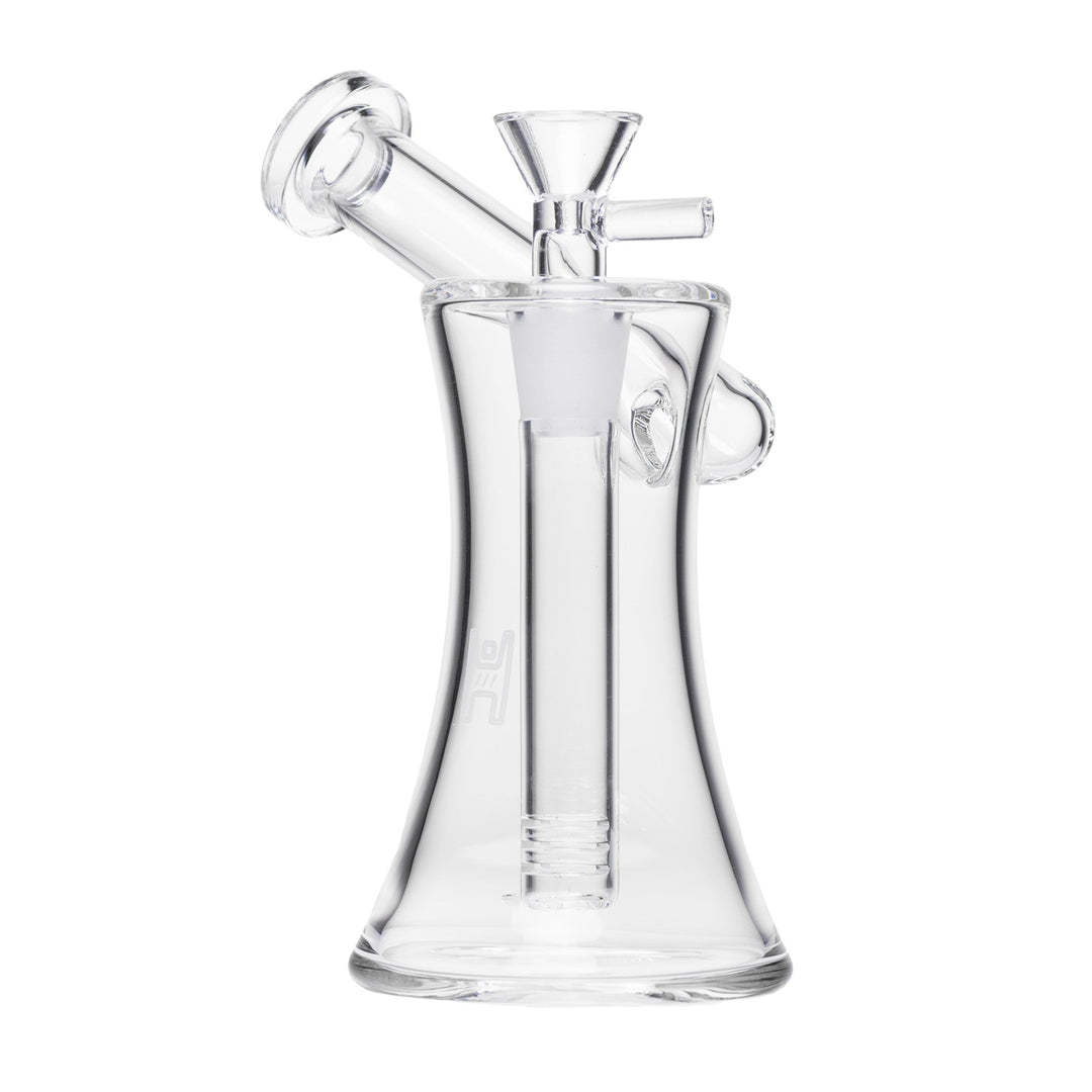 Human Grade 6in Hourglass Sidecar — hourglass sidecar dab rig, hero shot
