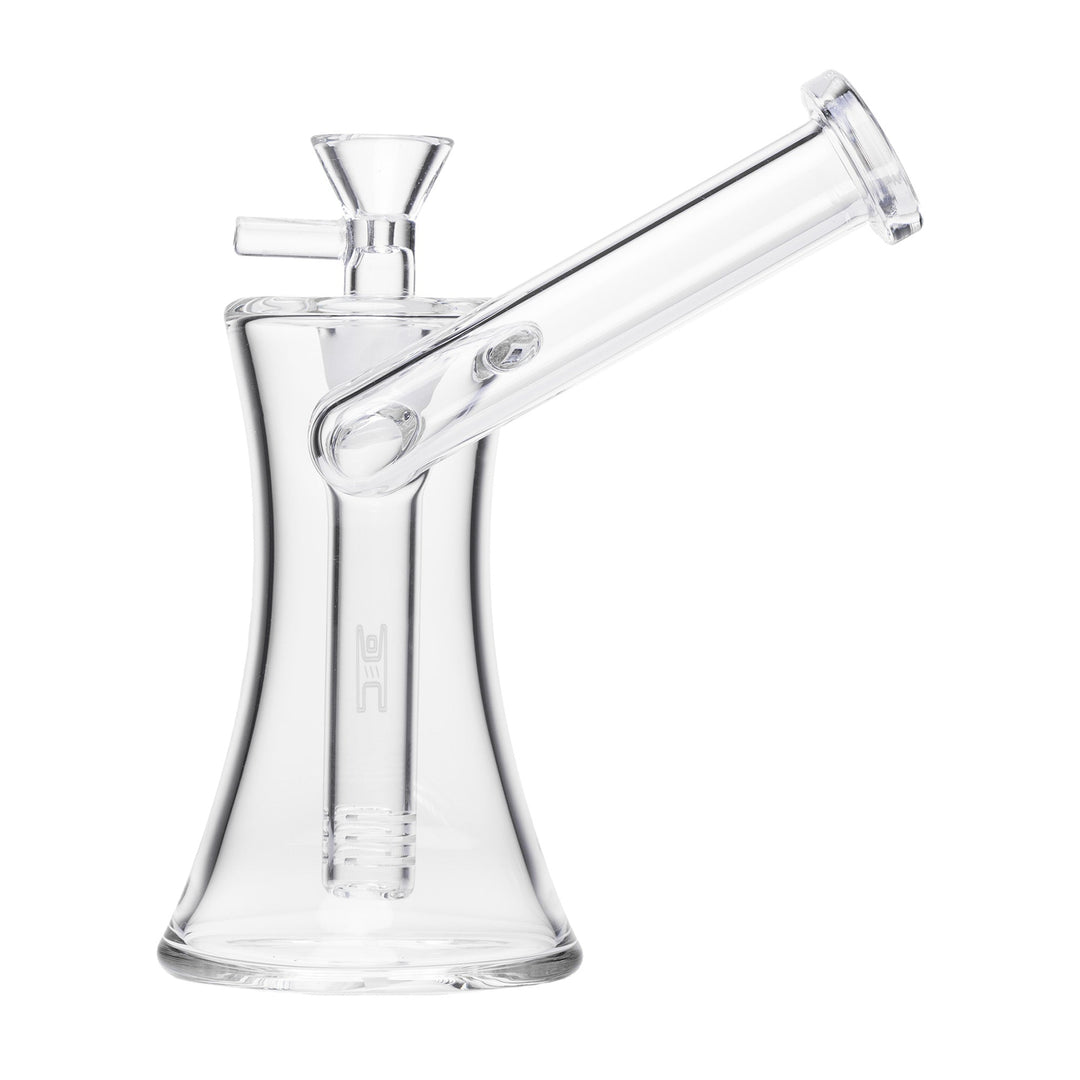Human Grade 6in Hourglass Sidecar — hourglass sidecar dab rig, alternate angle