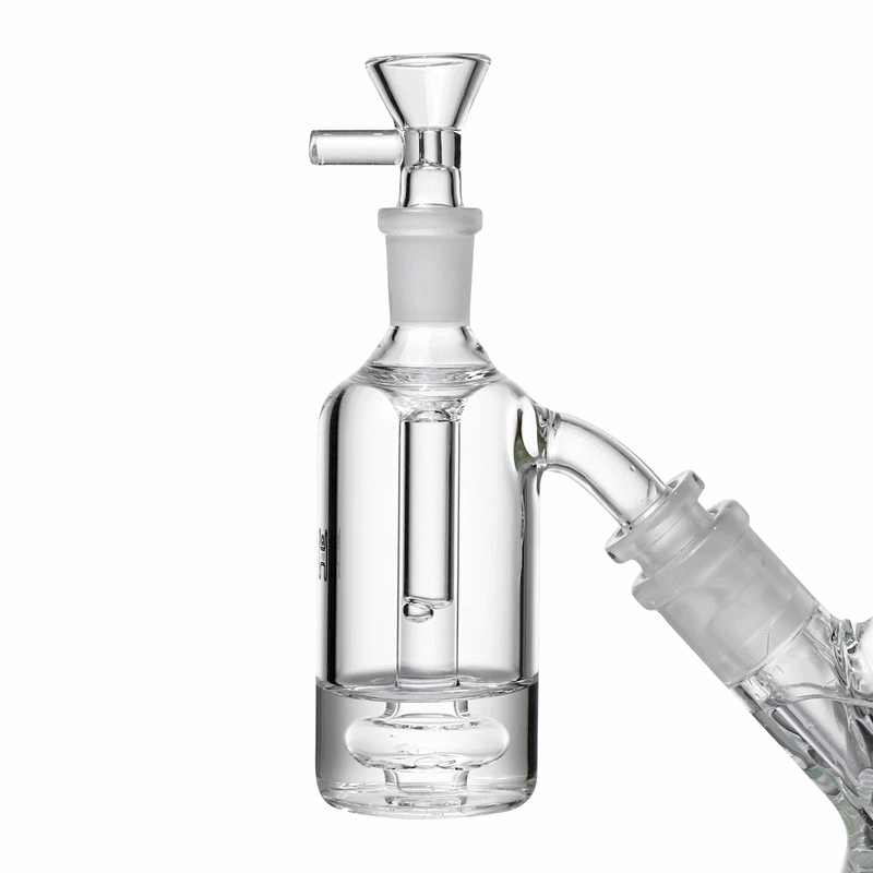 Animation of the Human Grade Standard Ash Catcher bubbling as smoke passes through the showerhead perc