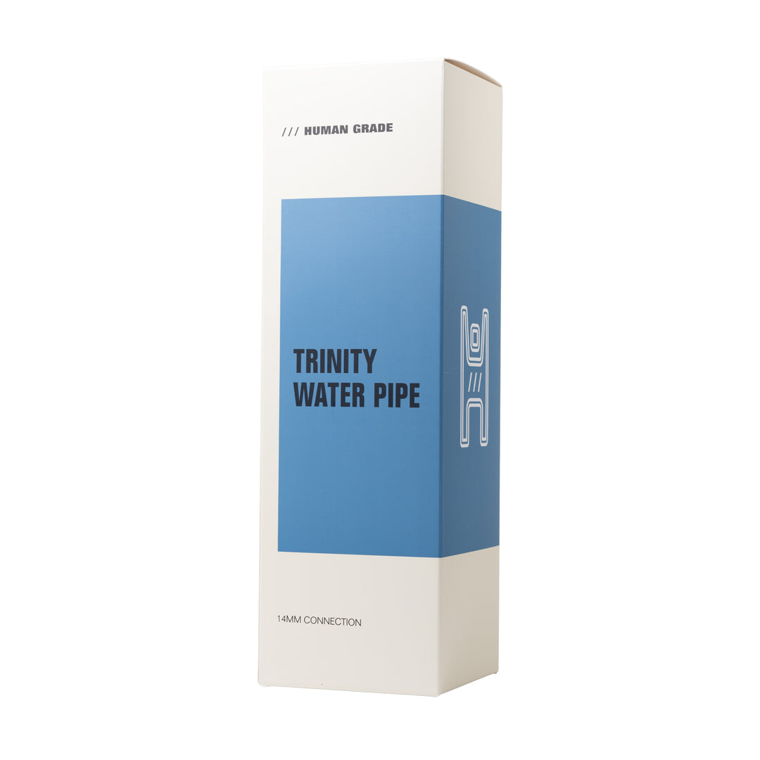 Human Grade Trinity water pipe box front