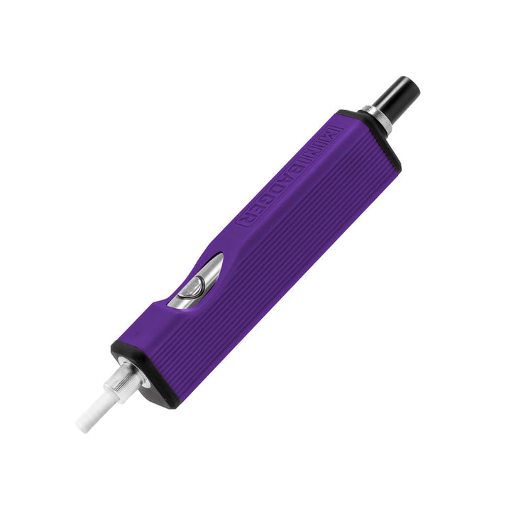 Huni Badger Mini - Electric Nectar Collector in vibrant purple, offering a compact and portable design with a 650mAh battery and ceramic tip.