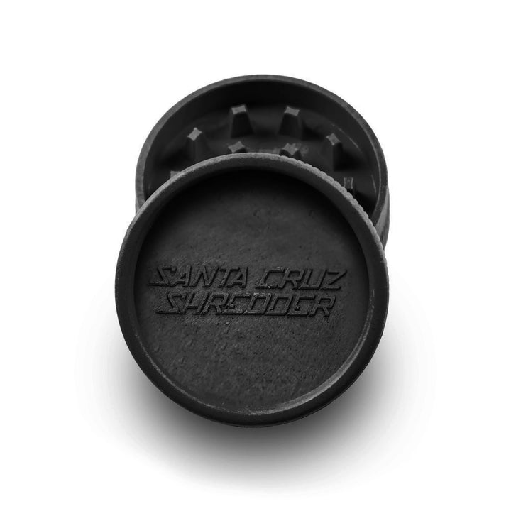 Santa Cruz Shredder Large Hemp Grinder in Black – Durable 2 Piece Eco Design