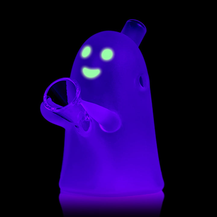 MJ Arsenal BooBud Blunt Bubbler with Glow-in-the-Dark Ghost Face