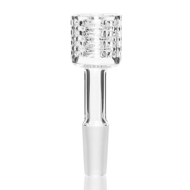 J-Red 10mm Male Quad Stack Diamond Knot — quadruple-layered quartz knot nail with 10mm male joint