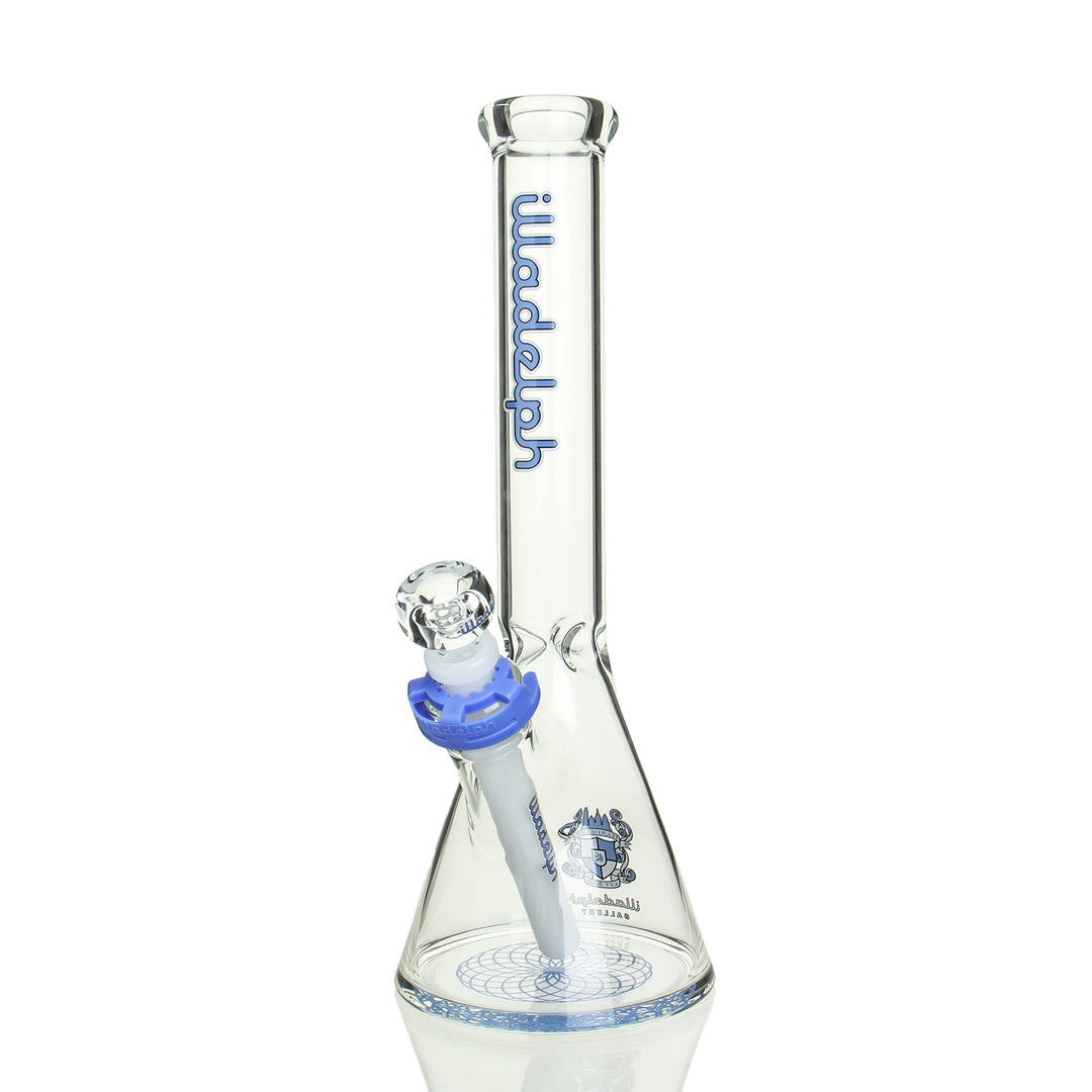 Illadelph 5mm Blue Label Mini Beaker 12-inch compact glass bong
