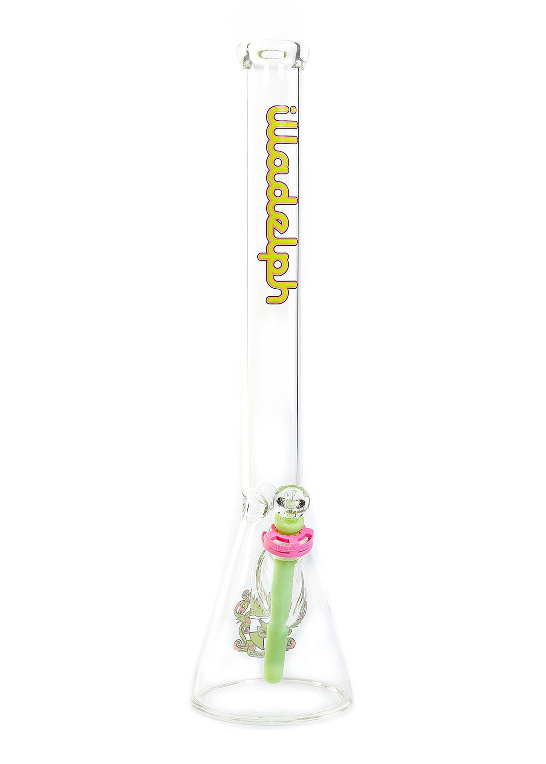 Illadelph 5mm Guava Tall Beaker 21-inch glass bong