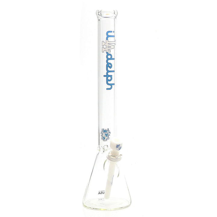 Illadelph 5mm Tall Beaker with LA Label featuring extended beaker tube height and premium borosilicate glass thickness