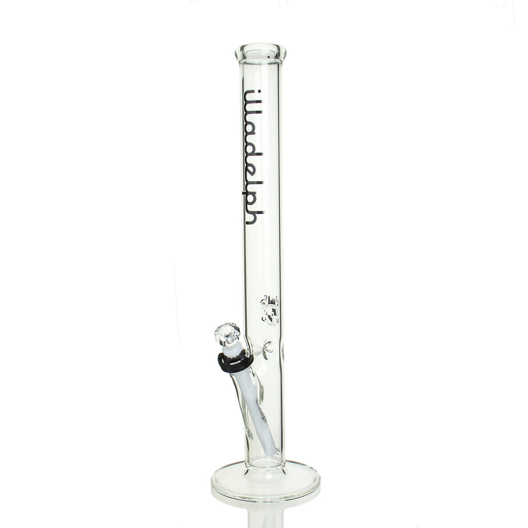Illadelph 5mm Black Tall Straight 21-inch glass tube