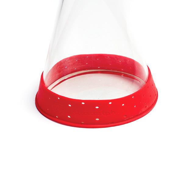 Illadelph Base Bumper Red silicone bong base protector