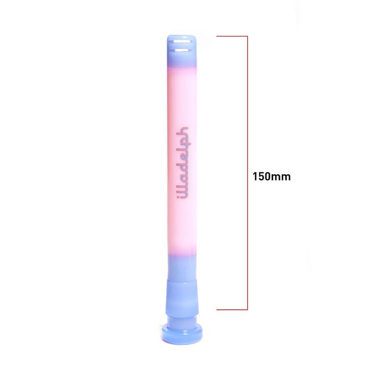 Illadelph Encalmo Downstem 14mm female to 18mm male joint, Cotton Candy colorway