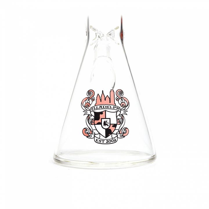 Illadelph 5mm Medium Beaker Cow Label Pink Base illadelph logo