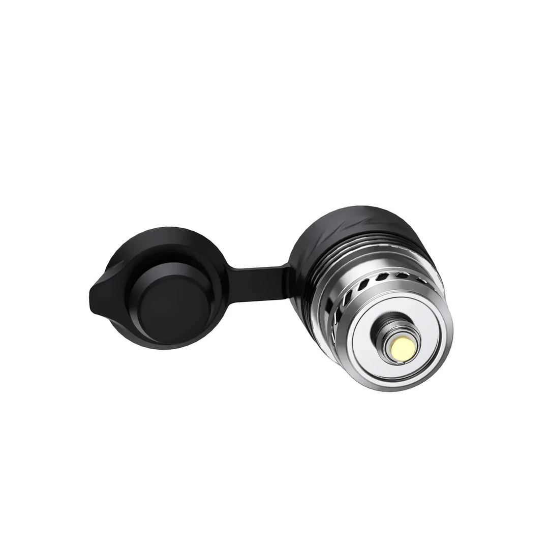 VOOZR OG Peak 3DXL Atomizer bottom contact view showing secure electrical connection and compatibility with Puffco Peak OG base