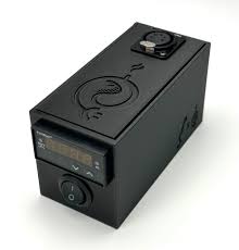 Disorderly Conduction - Cobra 3D Printed E-Nail with digital temperature display and power switch, designed for use with DC Cobra Coil.