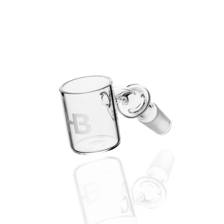 Joel Halen 30mm Flat Top Flat Bottom Quartz Bucket 14mm Male 45 degree banger