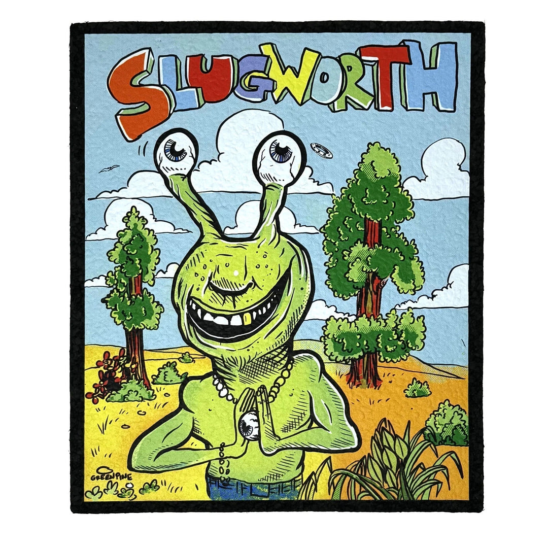 Slugworth Moodmat – 8.5 x 11 Inch Full Color Recycled Rubber Art Mat by @slugworth_glass