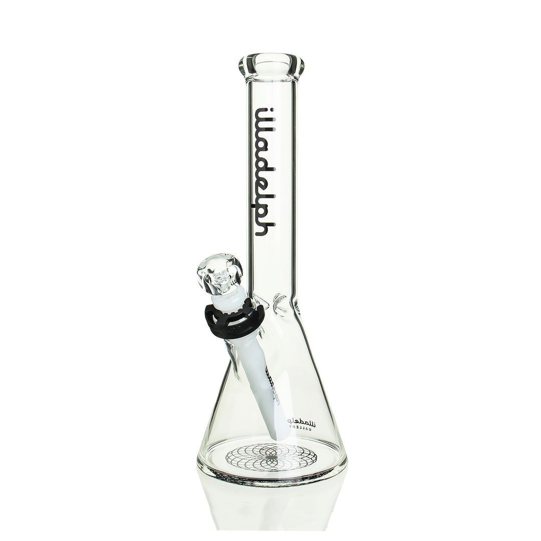 Illadelph Mini Beaker Black Label 5 mm glass with K-Clip and lighter