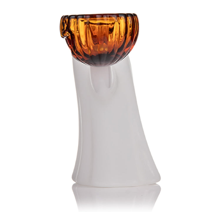 Side Angle of Ecto Bubbler Showing Ghost and Pumpkin Artwork