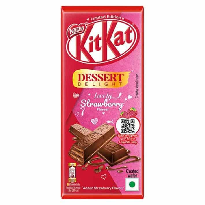 Kit Kat Dessert Delight Lovely Strawberry — strawberry dessert Japanese Kit Kat wafer bars, imported exotic snack