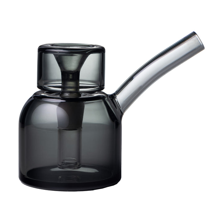 Charcoal Mid-century inspired Vesper Bubbler with water filtration