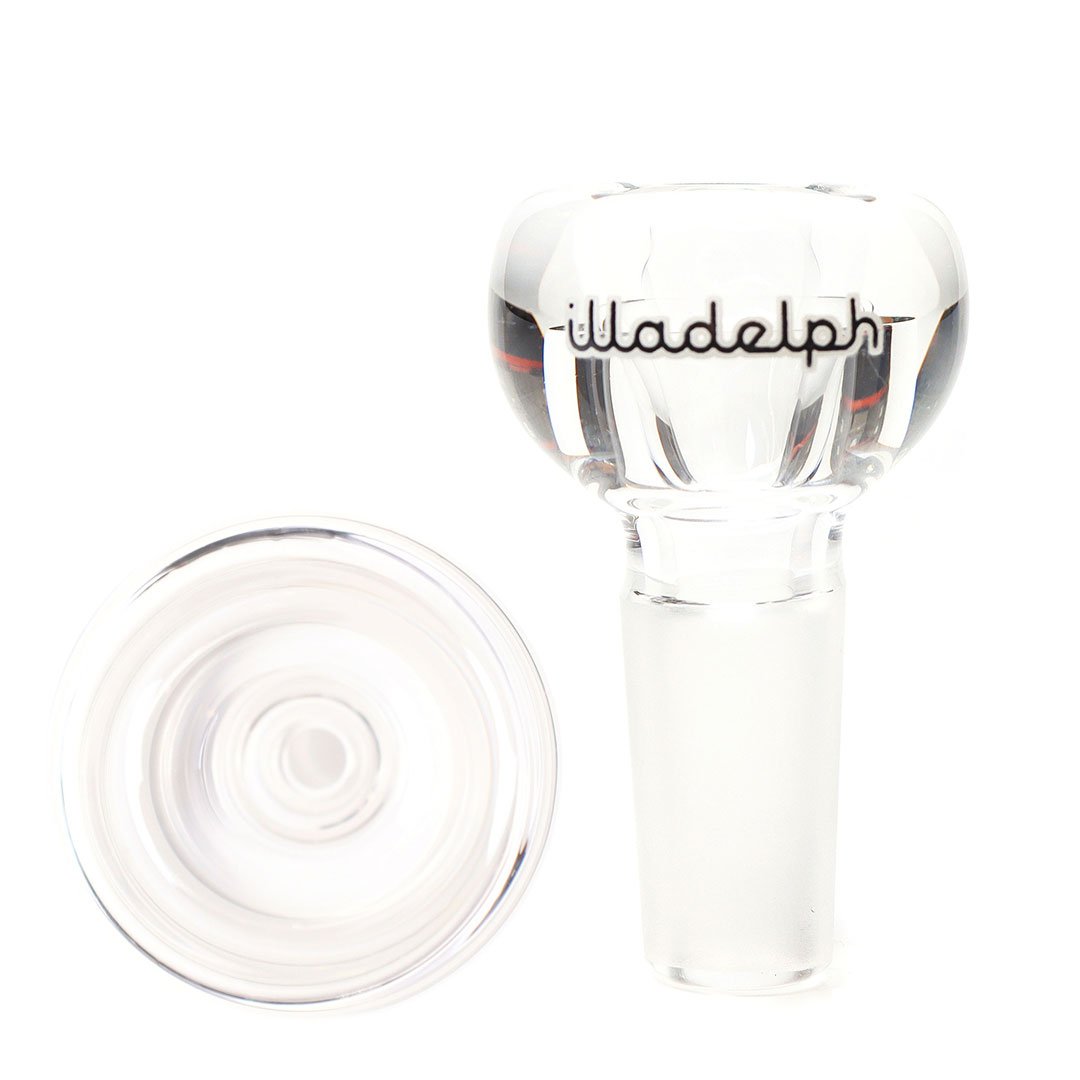 Illadelph - 14mm Standard Single Hole Slide - Black &amp;amp; White