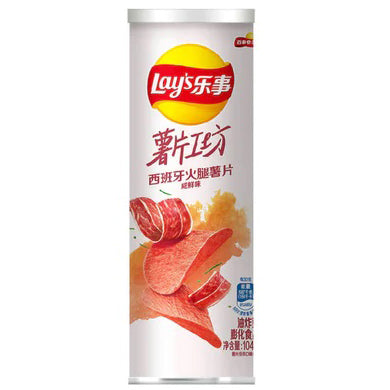 Lay's Premium Spanish Iberico Pork Flavor Potato Chips — imported exotic Lay's chips