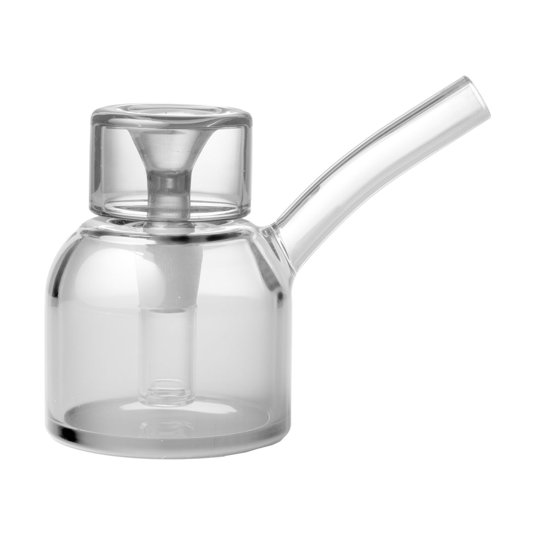 clear Compact 4.9 inch Vesper glass bubbler by NWTN Home