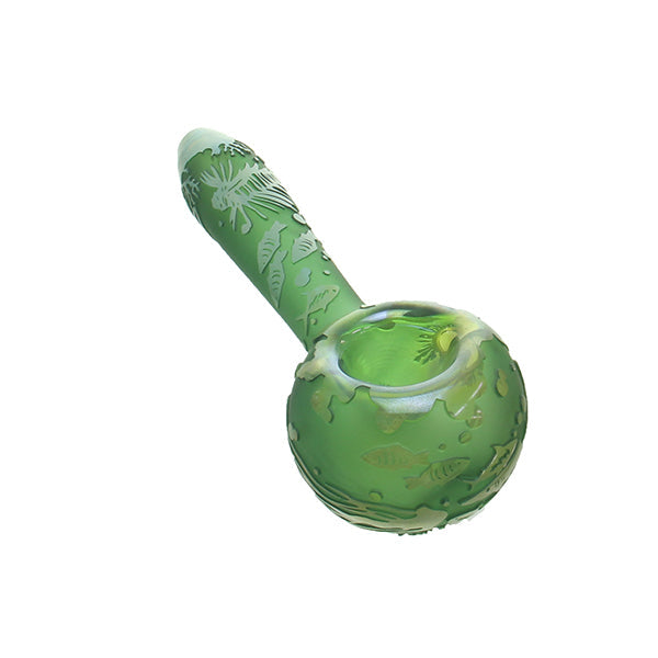 Liberty 503 Sandblasted Sea Life Green side view