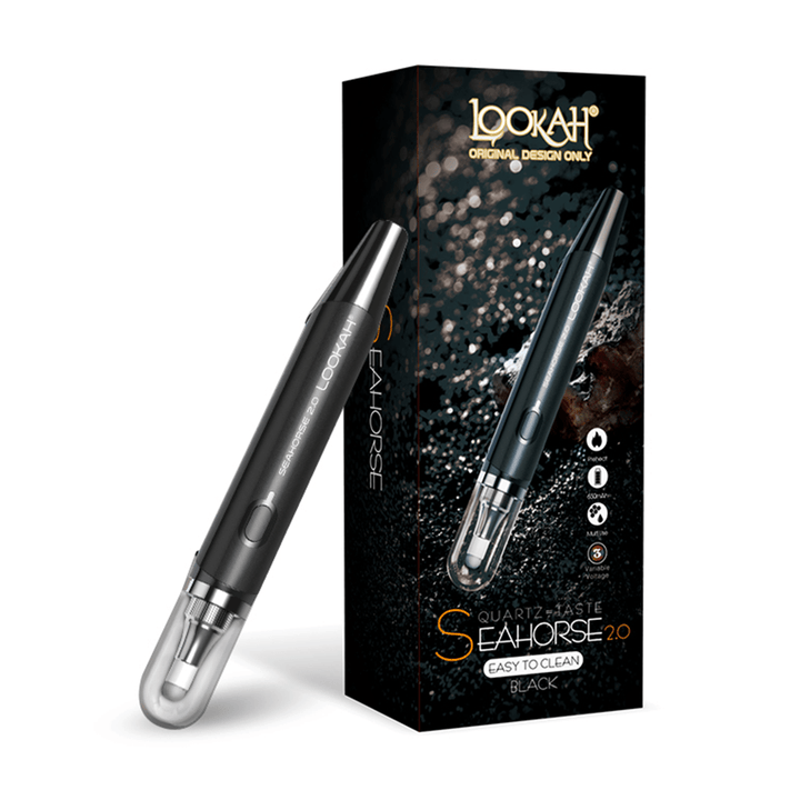 Lookah Seahorse 2.0 — electric nectar collector wax pen, detail view