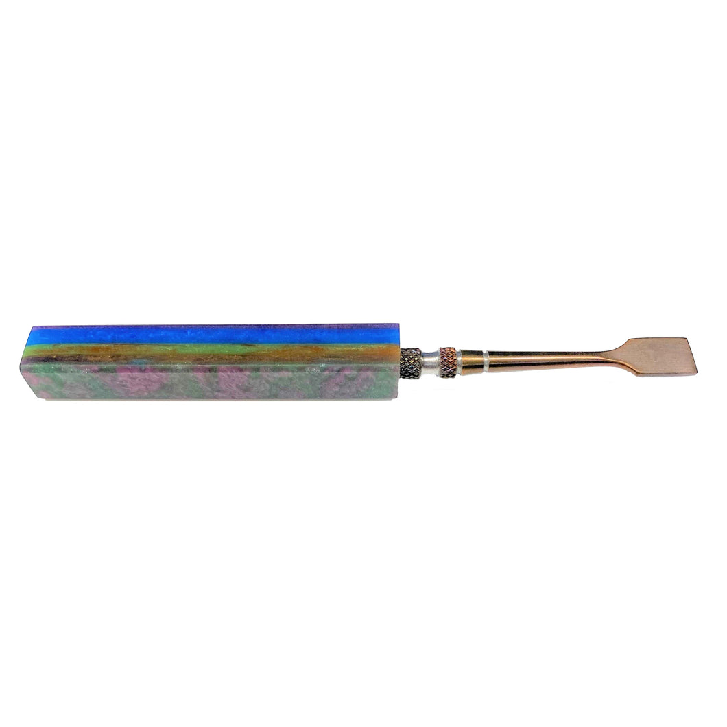 710 Swords - Anodized Flat Head Dabber - 4 Layer Overpour (01)