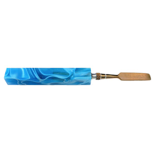 710 Swords - Anodized Spatula Dabber - Blue Squiggle