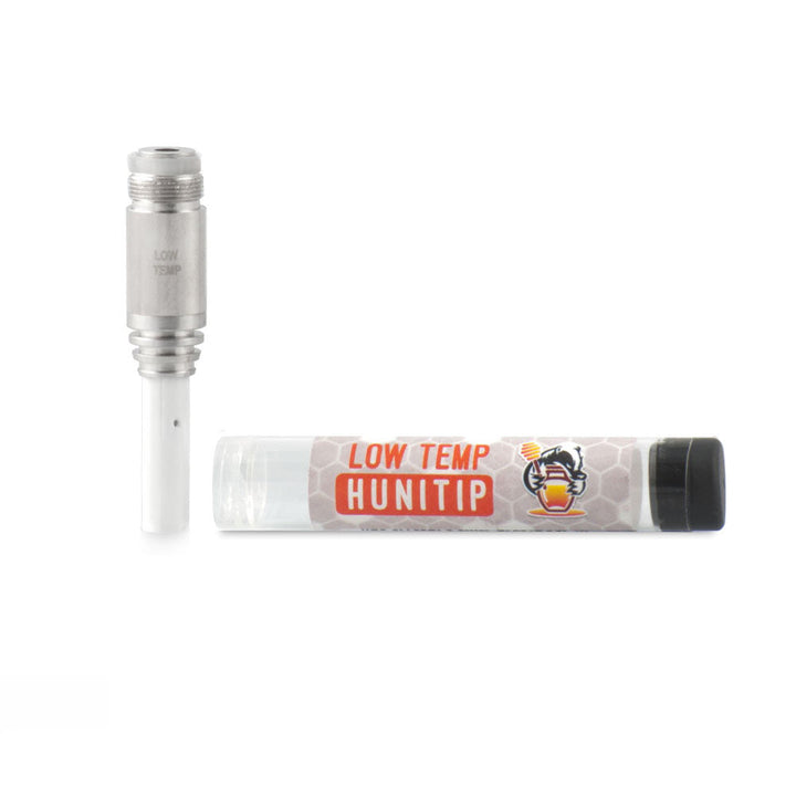 Huni Badger - Ceramic Huni Tip Low Temp version with black cap, compatible with original Huni Badger for smooth low-temperature vaporization.