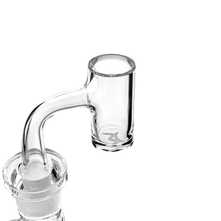 MAV 20mm Flat Bottom Quartz Banger — flat bottom quartz banger, alternate angle