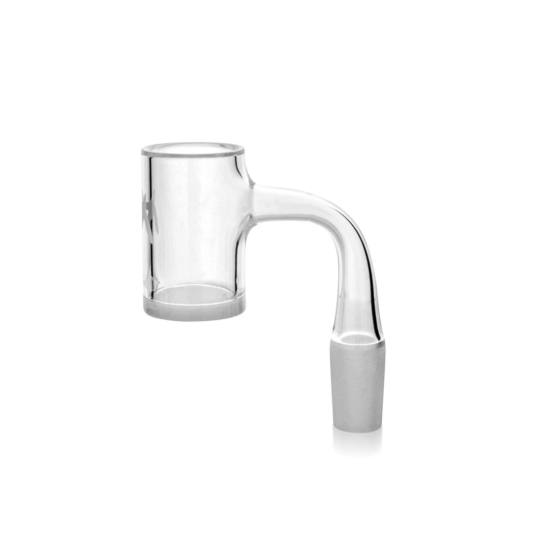 MAV 25mm Opaque Bottom Quartz Banger — opaque bottom quartz banger, alternate angle