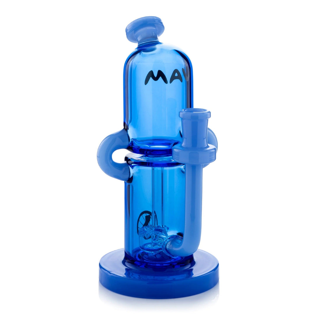 MAV Double Uptake Pillbox Rig — dual uptake pillbox recycler rig