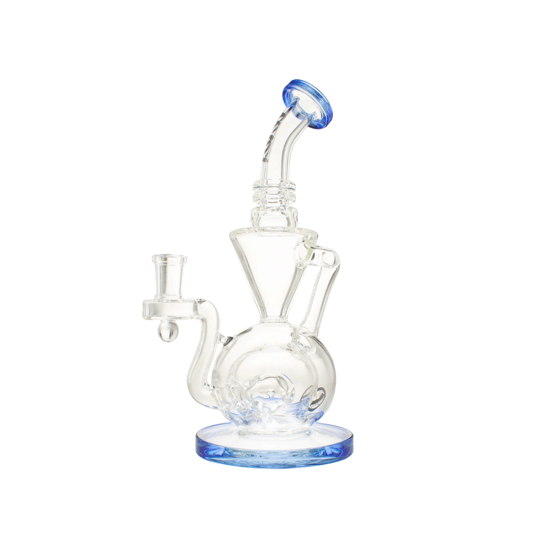 MAV The Avalon Recycler Rig — Cobalt Blue colorway recycler dab rig