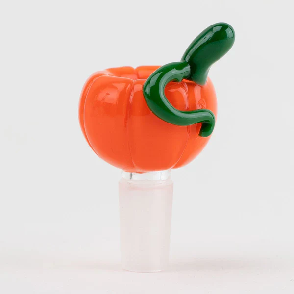 Close-up of 14mm Empire Glassworks Pumpkin Bowl
