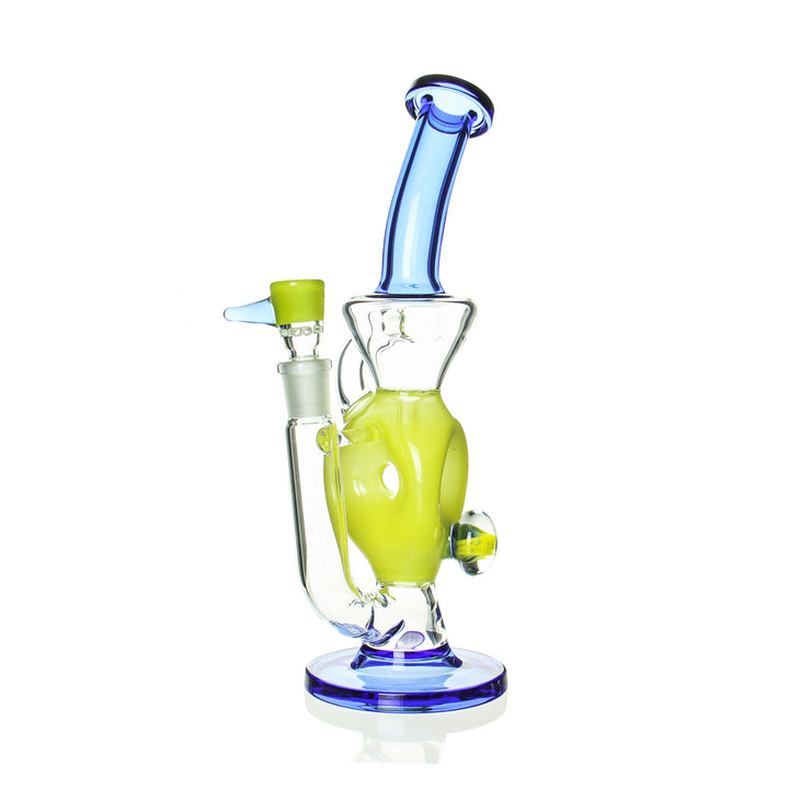 Ben Wilson - Disc Perc Tube Recycler - Blue &amp; Yellow