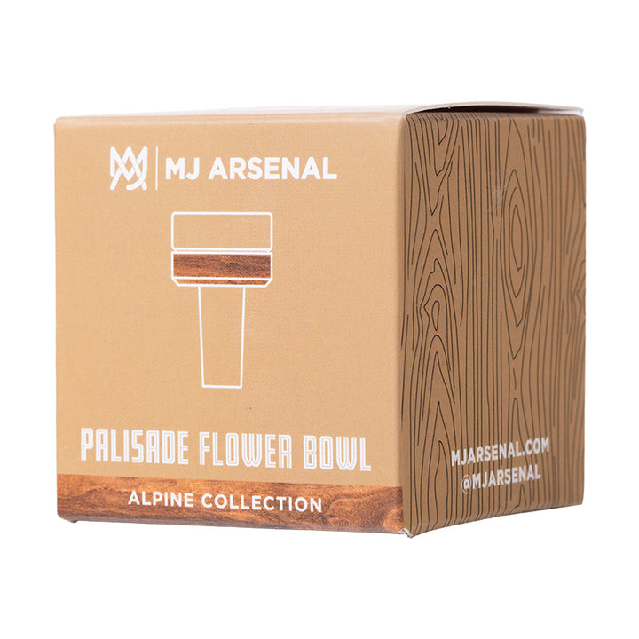 MJ Arsenal 14mm Alpine Bowl — mountain-themed 14mm flower bowl, alternate angle