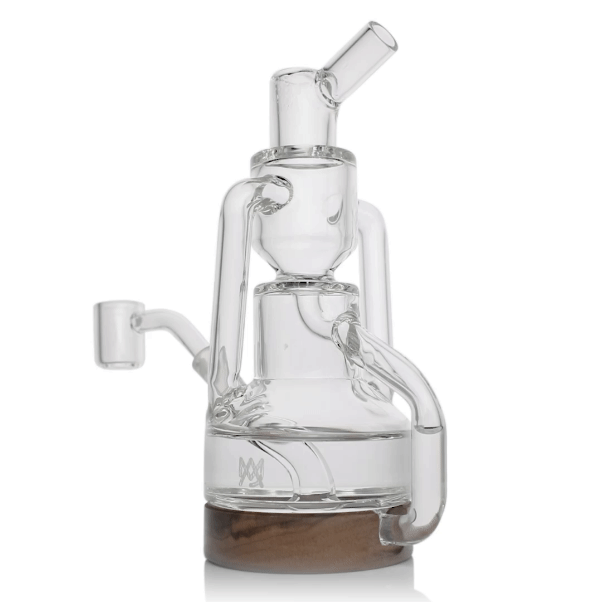 mj arsenal apex mini rig alpine series bubbling water filtration action gif