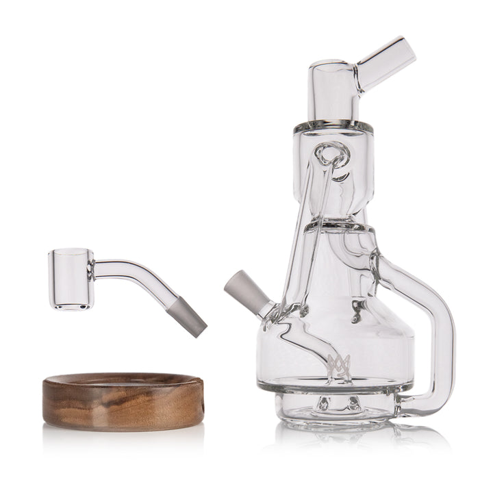 MJ Arsenal Apex Mini Rig Alpine Series, alternate angle recycler filtration design