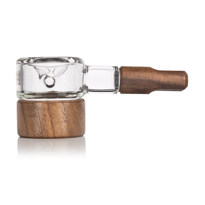 MJ Arsenal Granby Hand Pipe Alpine Series, side profile compact glass hand pipe